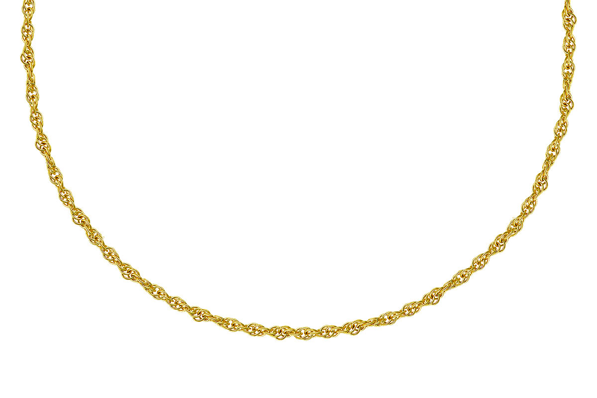 A301-60601: ROPE CHAIN (18", 1.5MM, 14KT, LOBSTER CLASP)