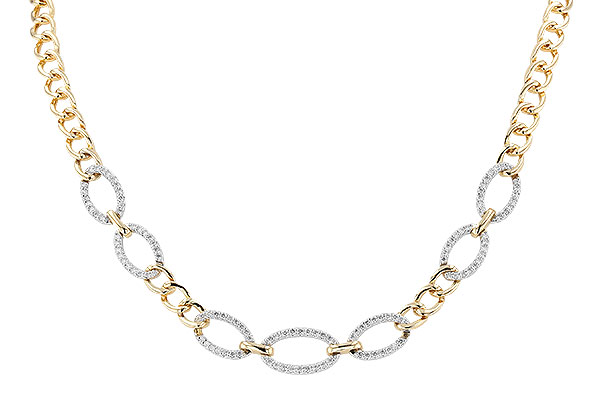 K301-56946: NECKLACE 1.12 TW (17")(INCLUDES BAR LINKS)
