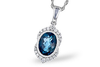 E300-72428: NECK 1.96 LONDON BLUE TOPAZ 2.10 TGW