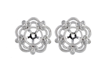 F213-40628: EARRING JACKETS .16 TW (FOR 0.75-1.50 CT TW STUDS)