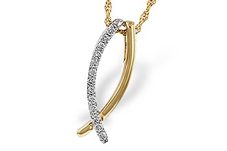 F302-53292: NECKLACE .25 TW